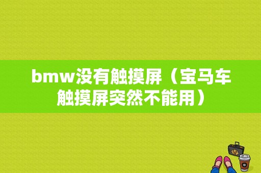 bmw没有触摸屏（宝马车触摸屏突然不能用）