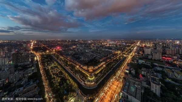 城市俯瞰夜景修图（西安哪里看夜景比较俯瞰城市）