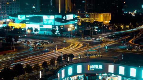 夜景街头潮流图片（夜景街头壁纸）