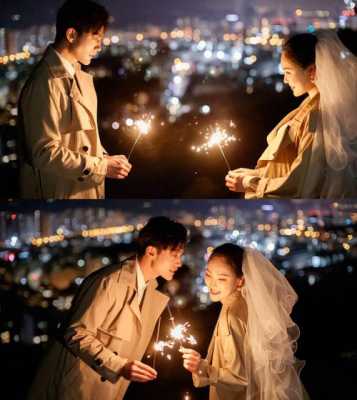 婚纱照夜景取景（婚纱照夜景取景图）