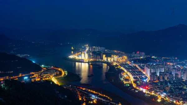 鸟瞰开州夜景（重庆开州夜景照片）