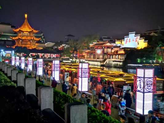 南京夫子庙夜景改造（南京夫子庙夜景图片手机拍真实相片）