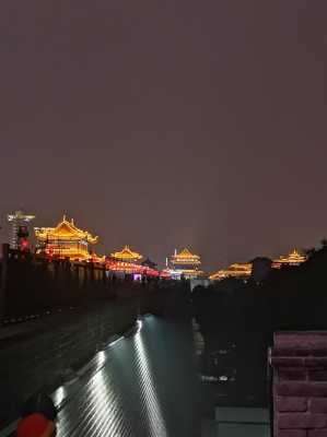 西安古城墙夜景图片（西安古城墙夜景图片大全）