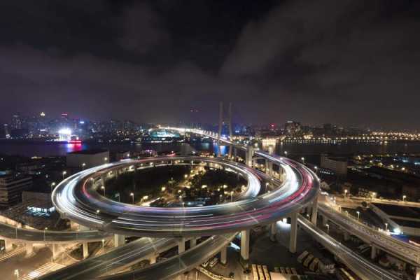 南浦大桥立交桥夜景（南浦大桥可以走路吗）