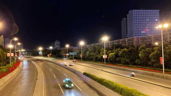 街道夜景拍摄（城市街道夜景景视频）