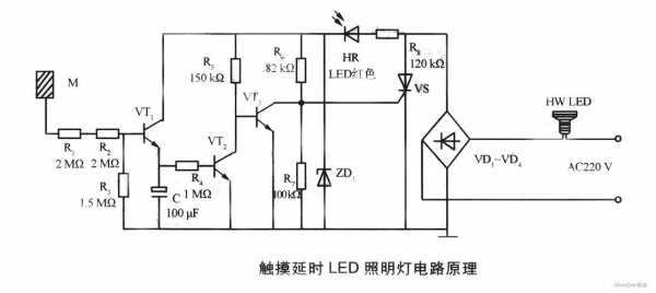 触摸屏电灯工作原理（触摸灯电路原理图）