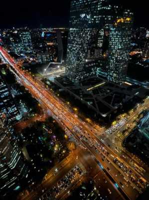 国贸桥夜景图片（北京国贸夜景图片高清）