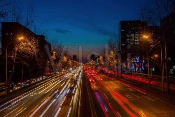 北京单反拍摄夜景车流（北京夜晚拍照）