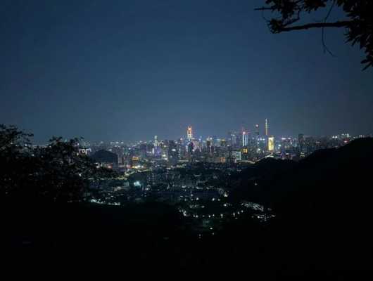 白云山夜景（白云夜景风景图片）