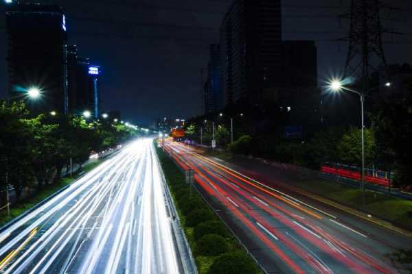 夜景光轨图（夜景光束）