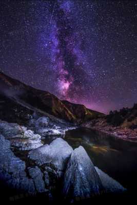 星空夜景高清大图（星空夜景高清大图图片）